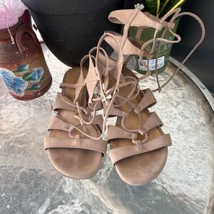 SCHUTZ Women's Brown Strappy Sandals